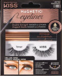 KISS Mágneses szempillák szemhéjtussal 02 Tempt (Magnetic Eyeliner & Lash Kit)