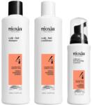 Nioxin Ajándék szett vékonyszálú, festett, jelentősen ritkuló hajra System 4