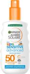 Garnier Gyermek fényvédő spray érzékeny bőrre SPF 50+ Ambre Solaire (Protection Spray) 150 ml