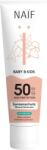 Naïf Fényvédő krém gyerekeknek és újszülötteknek parfüm nélkül SPF 50 Baby & Kids (Mineral Sunscreen 0% Parfume) 100 ml
