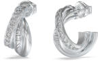 Guess Bájos acél fülbevaló cirkónium kövekkel Perfect JUBE04066JWRHT/U