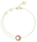 Guess Stílusos aranyozott karkötő Blooming Summer JUBB05227JWYGPK 18, 5 cm