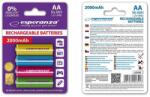 Esperanza EZA108 Baterii reîncărcabile Ni-MH AA 2000MAH x4 (EZA108 - 5901299923443) Baterie reincarcabila