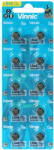 Vinnic Alkaline mini battery Vinnic G5 / LR48 / AG5 10 pcs (L754F) Baterie reincarcabila