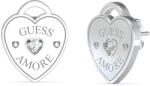 Guess Acél szív fülbevaló Guess Amore JUBE05058JWRHT/U