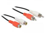 Delock RCA hosszabbító kábel 5 m (DL85807) (DL85807)