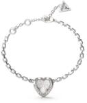 Guess Romantikus acél karkötő szívvel Mon Amour JUBB04607JWRH 14, 5 cm