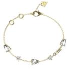 Guess Aranyozott karkötő cirkónium kövekkel Wonderlights JUBB04410JWYG 21 cm