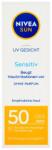Nivea Fényvédő krém érzékeny bőrre Sensitive SPF 50 (Sun Allergy Protection) 50 ml