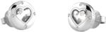 Guess Romantikus acél fülbevaló Rolling Hearts JUBE03349JWRHT