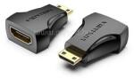Vention mini HDMI/M -> HDMI/F 4K adapter (fekete) (AISB0) (AISB0)