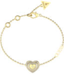 Guess Bájos aranyozott karkötő cirkónium kövekkel Amami JUBB04031JWYG 18, 5 cm