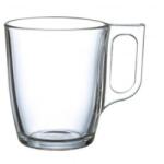  Üvegpohár, füllel, 6 db-os szett, 25cl, 'CoffeeTime' (KHPU281) (KHPU281)