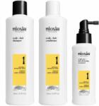 Nioxin Hajápoló szett vékonyszálú, enyhén elvékonyodó természetes hajra System 1