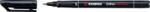 STABILO Alkoholos marker, 0, 4 mm, 'OHPen S', fekete (TST84146) (TST84146)