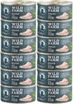 Wild Farm Mousse White Fish 12x85g - mousse fără cereale pentru pisici
