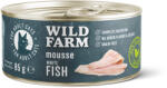 Wild Farm Mousse White Fish 85g - mousse fără cereale pentru pisici