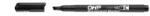 ICO Alkoholos marker, OHP, 1-4 mm, C, vágott, , fekete (THPCFK) (TICOHPCFK)