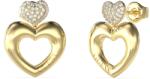 Guess Aranyozott szív fülbevaló Crazy In Love JUBE05209JWYGT/U