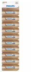 Philips Baterie Entry Alkaline Aaa Lr03 Bliister 10 B (ph-lr03al10s) Baterie reincarcabila