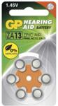 GP Batteries Hallókészülék gombelem, ZA13, 1, 45V, 6db/bliszter, B3513 (B3513)