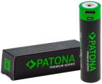 PATONA Baterie PATONA Premium 18650 Cell Li-Ion protejată cu intrare USB-C 3.7V 3300mAh-6525 (6525-P) Baterie reincarcabila