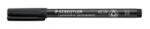 STAEDTLER Alkoholos marker, OHP, 1 mm, 'Lumocolor 317 M', fekete (TS3179) (TS3179)