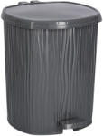 Özer Plastik Waves pedálos szemetes kivehető vödörrel Szürke 11L (DL002)