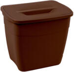 PLANET Koala konyhai akasztós szemetes fedéllel Barna 6L (UP500KEMIK)