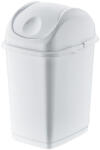 Dünya Plastik Slim billenőfedeles szemetes Fehér 50L (09405)