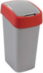 Keter Pacific Flip Bin billenőfedeles szelektív hulladékgyűjtő szemetes Piros 45L (195024)
