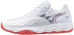 Mizuno Wave Enforce Court AC W White/Blue Granite/Calypso Cor Női teniszcipő EUR 40, 5