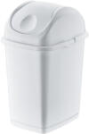 Dünya Plastik Slim billenőfedeles szemetes Fehér 10L (09402)