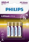 Philips Ph Lithium Ultra Aaa 4-blister (fr03lb4a/10) Baterie reincarcabila