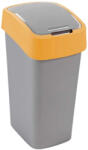 Keter Pacific Flip Bin billenőfedeles szelektív hulladékgyűjtő szemetes Sárga 45L (195023)