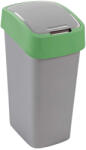 Keter Pacific Flip Bin billenőfedeles szelektív hulladékgyűjtő szemetes Zöld 45L (195022)