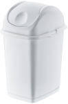 Dünya Plastik Slim billenőfedeles szemetes Fehér 18L (09403)