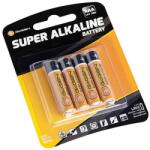 GoGEN Set 4 baterii alcaline GoGEN SUPER, AAA, 1.5 V, LR03 (GOGR03ALKALINE4) Baterie reincarcabila