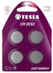 Tesla Baterii Lithium CR2032, 3V, 225mAh, 4 buc/set, Tesla - A1099137111 (TESLA-391595) Baterie reincarcabila