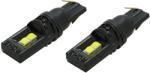 COMPASS LED izzó, 4LED 3030, 12 V, T10, CAN-BUS ready ellenállás, fehér, 2 db