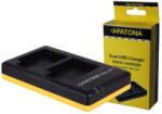 PATONA Incarcator Patona Dual Quick-Charger pentru Canon NB-6L, NB6L incl. Micro-USB cabel (1969-P) Baterie reincarcabila
