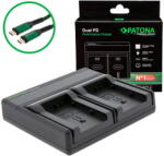 PATONA Premium Dual PD Performance incarcator pentru Canon BP-808 incl. USB-C input/output (121589-P) Baterie reincarcabila