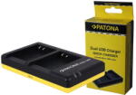PATONA Dual incarcator pentru Olympus Li-50B Li50B Li-90B Li90B TG-1 TG1 TG-6 TG6 incl. Micro-USB cable (1953-P) Baterie reincarcabila
