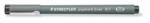 STAEDTLER Tusfilc, 0, 1 mm, 'Pigment Liner 308', fekete (TS308019) (TS308019)