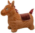 Baby Mix Plüss felfújható ugráló ló hangokkal Baby Mix barna