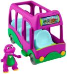 Barney Fisher-Price Autobuz de Jucarie Barney HYG95 pentru Copii de peste 3 Ani Multicolor Figurina Inclusa (HYG95) Figurina