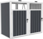 G21 Fémlemez tároló szemetesekhez G21 146x121x82 cm, antracit színű fém (63900855)