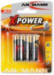 ANSMANN Micro X-Power 4xAAA Blister (5015653) Baterie reincarcabila