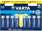 VARTA High Energy LR6-AA, alkaline, 1.5V, pieces 8 (4906-101-404) (04906121418) Baterie reincarcabila