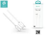 DEVIA Smart Series USB/Type-C adat- és töltőkábel 2 m - fehér - coolmobile